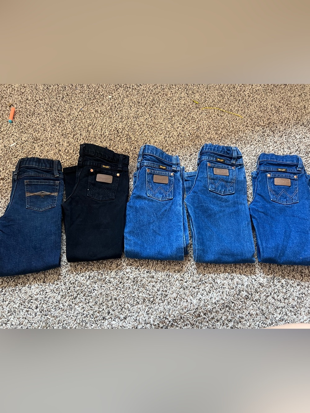 Youth wrangler jeans size 7